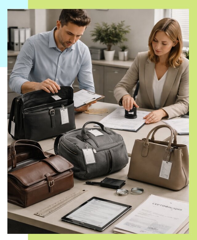 Сертификация сумок в Белой Калитве от 7778 руб. | Алешин-Бкл