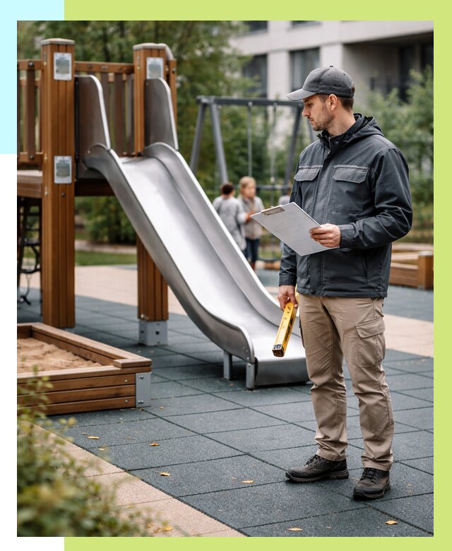 Сертификация детских площадок в Белой Калитве от 25928 р. | Алешин-Бкл