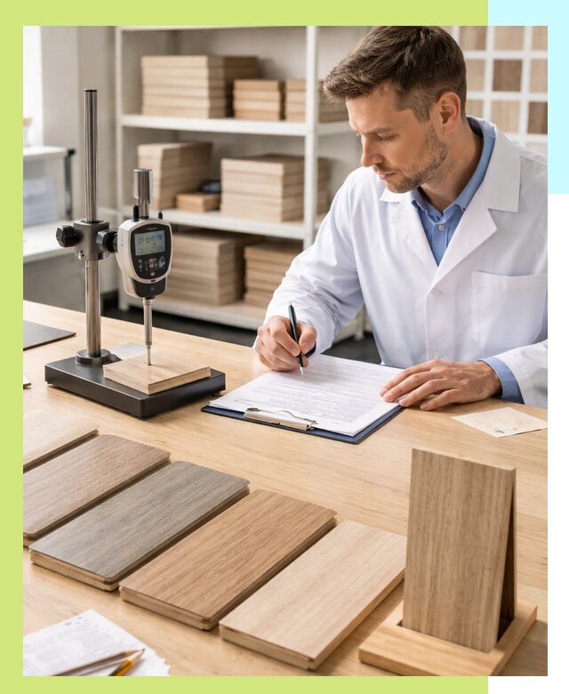 Сертификация ламината с испытаниями и оформлением документов в Белой Калитве