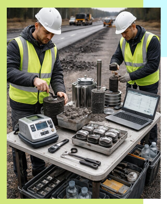 Сертификация асфальта: испытания и подтверждение в Белой Калитве