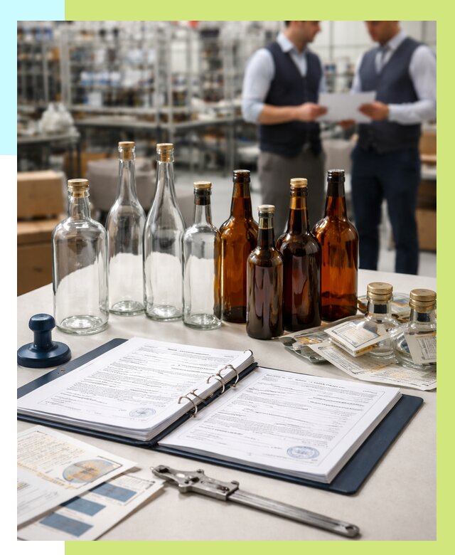 Сертификация стеклянных бутылок в Белой Калитве от 25928 р. | Алешин-Бкл