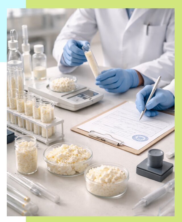 Сертификация творога в Белой Калитве от 12445 р. под ключ | Алешин-Бкл