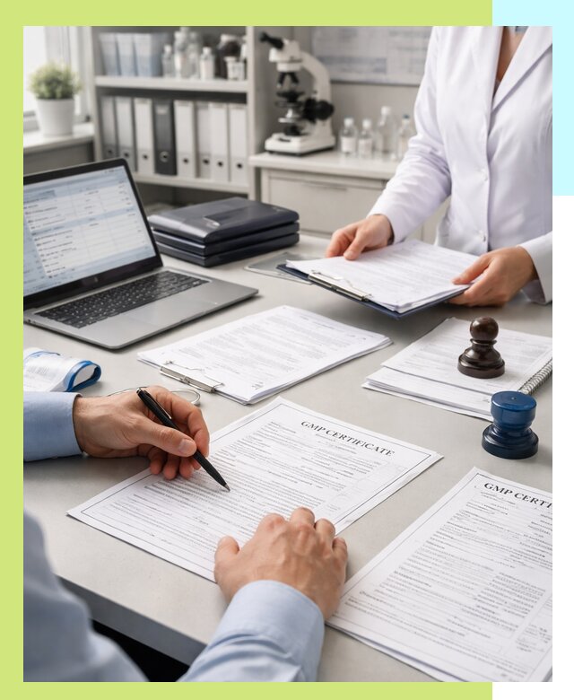 Оформление сертификата GMP в Белой Калитве для фармпроизводства