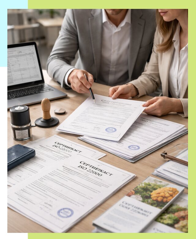 Сертификат ISO 22000 в Белой Калитве от 41484 р. под ключ | Алешин-Бкл